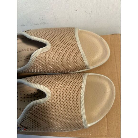 FlyFlot Sandals Natural Color Anti shock leather anatomic shoes size 40 Italy 9- - Picture 4 of 6